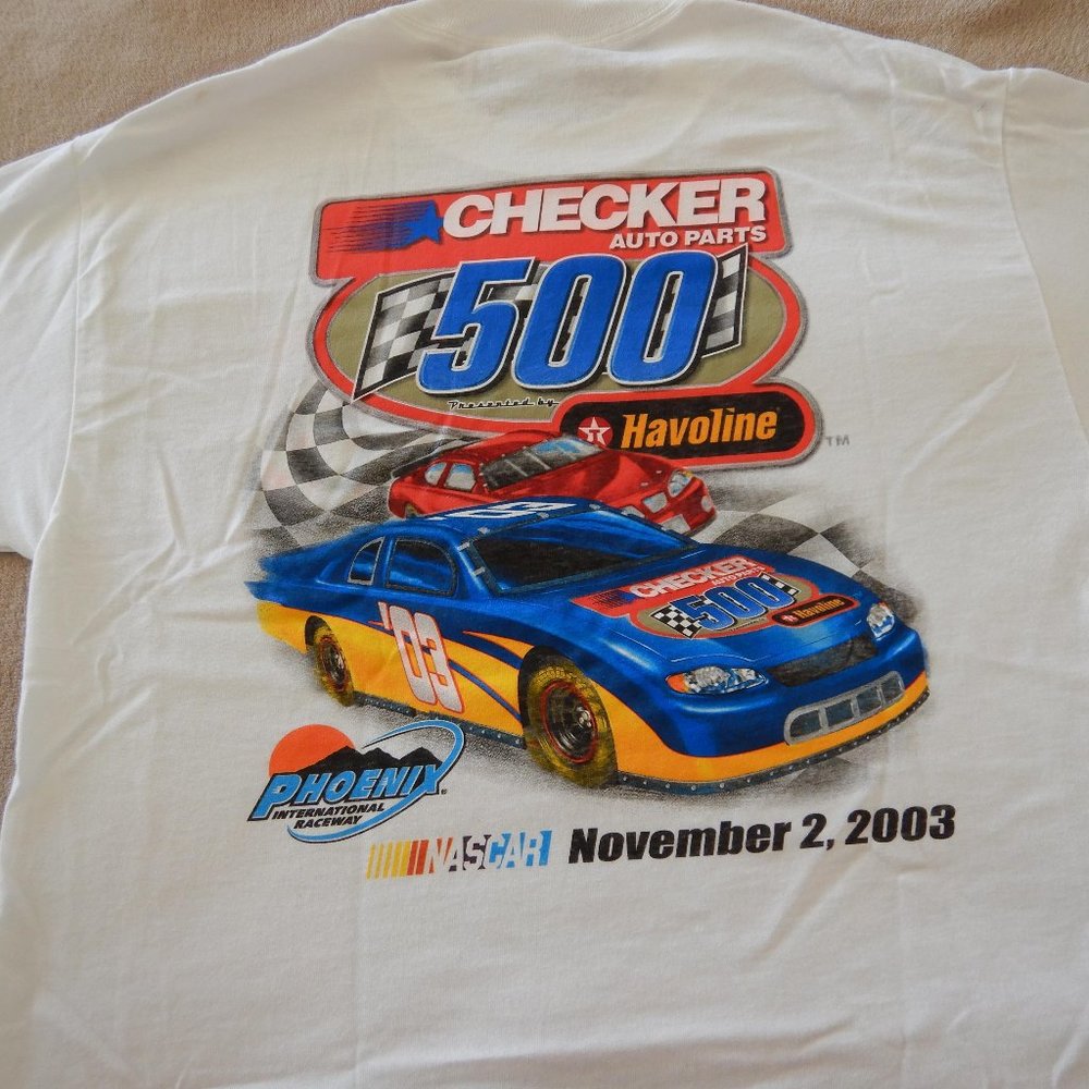 Nascar Checker Auto Parts Race T-Shirt